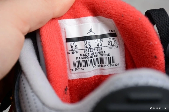 AIR Retro 854262-001 854262-001 (2018) Black Cement 3 Jordan 1123